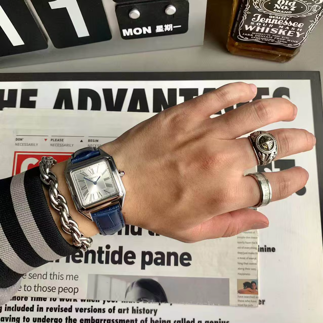 Montre à quartz YHMEI pour homme et femme