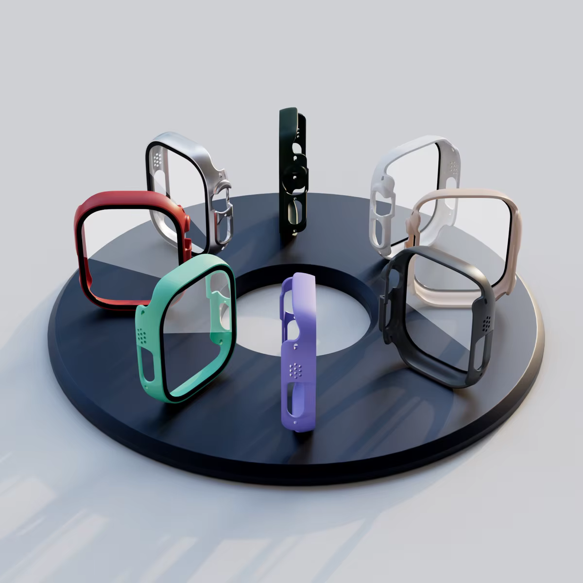 Verre trempé + étui pour Apple Watch 11 10 9 8 7 6 5 SE Ultra 2