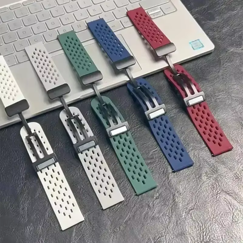 Bracelet magnétique en Silicone de 18mm 20mm pour Withings ScanWatch 2, bracelet de Sport de 38mm/42mm pour Steel HR 36mm/40mm/Light/HR Sport/Move/ECG