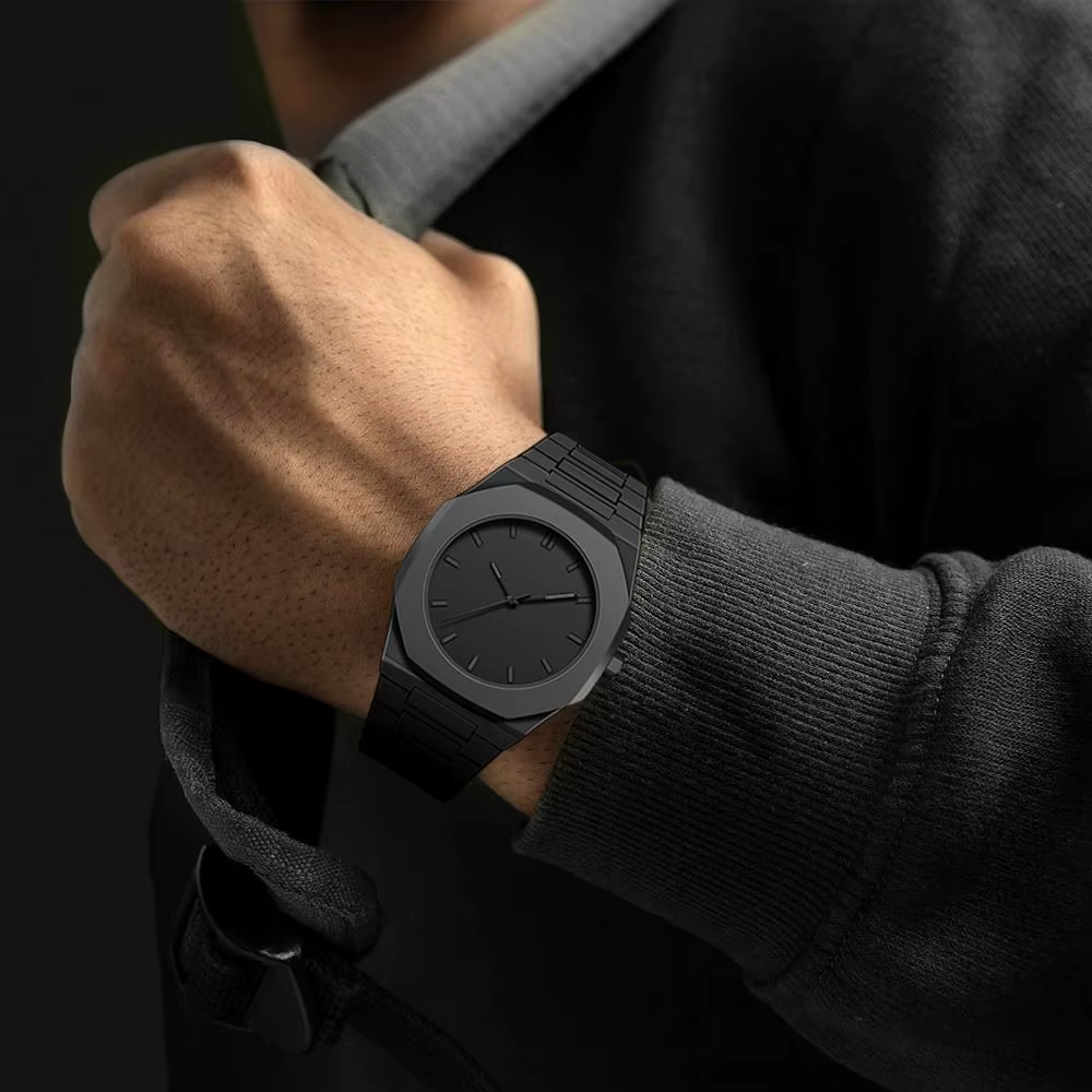 Mode bracelet en plastique hommes montres sport