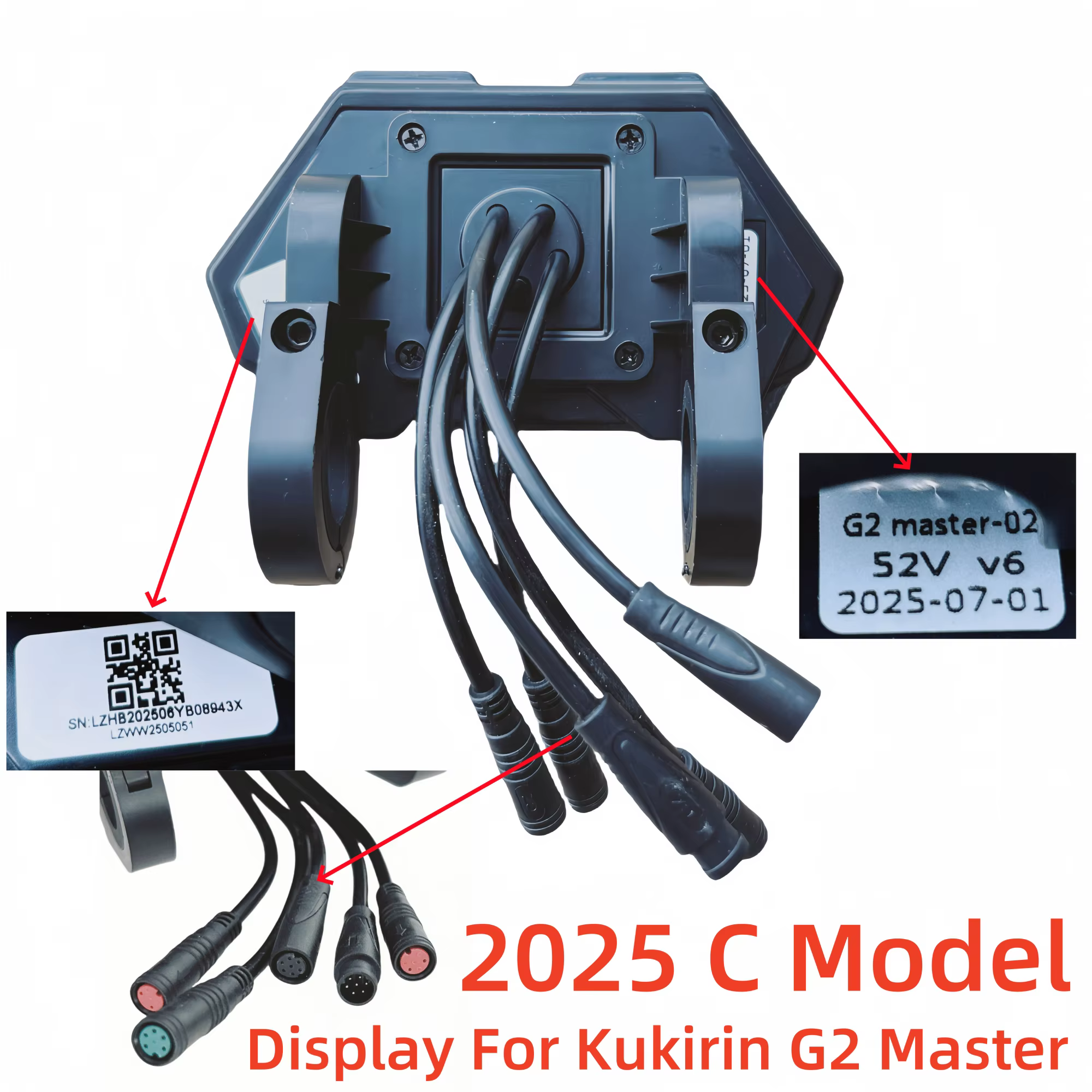 Écran LCD d'origine pour Scooter électrique Kukirin G2 Master Kugookirin G2, écran de tableau de bord principal, accessoires de compteur numérique