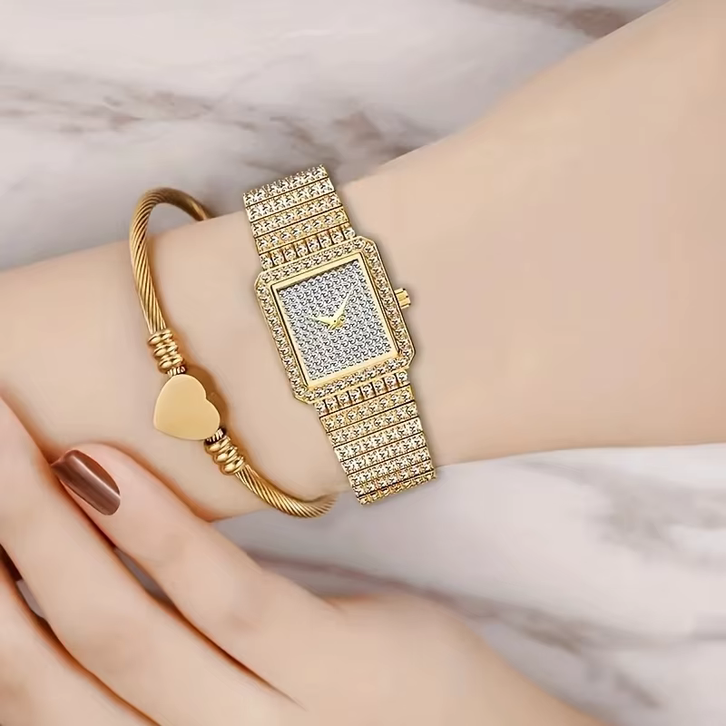 Diamant femmes montres montre en or dames