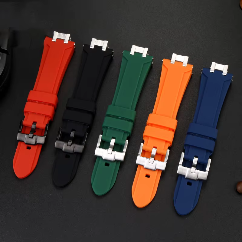 Bracelet de montre en silicone à dégagement rapide