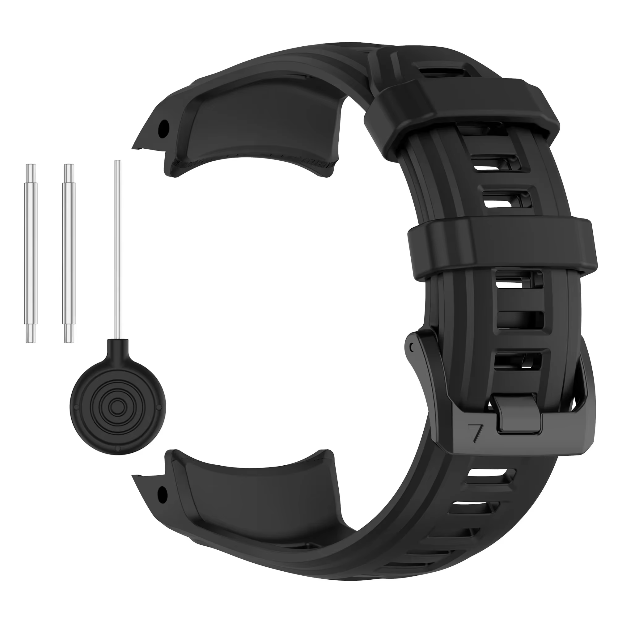 Bracelet de montre à boucle en Silicone