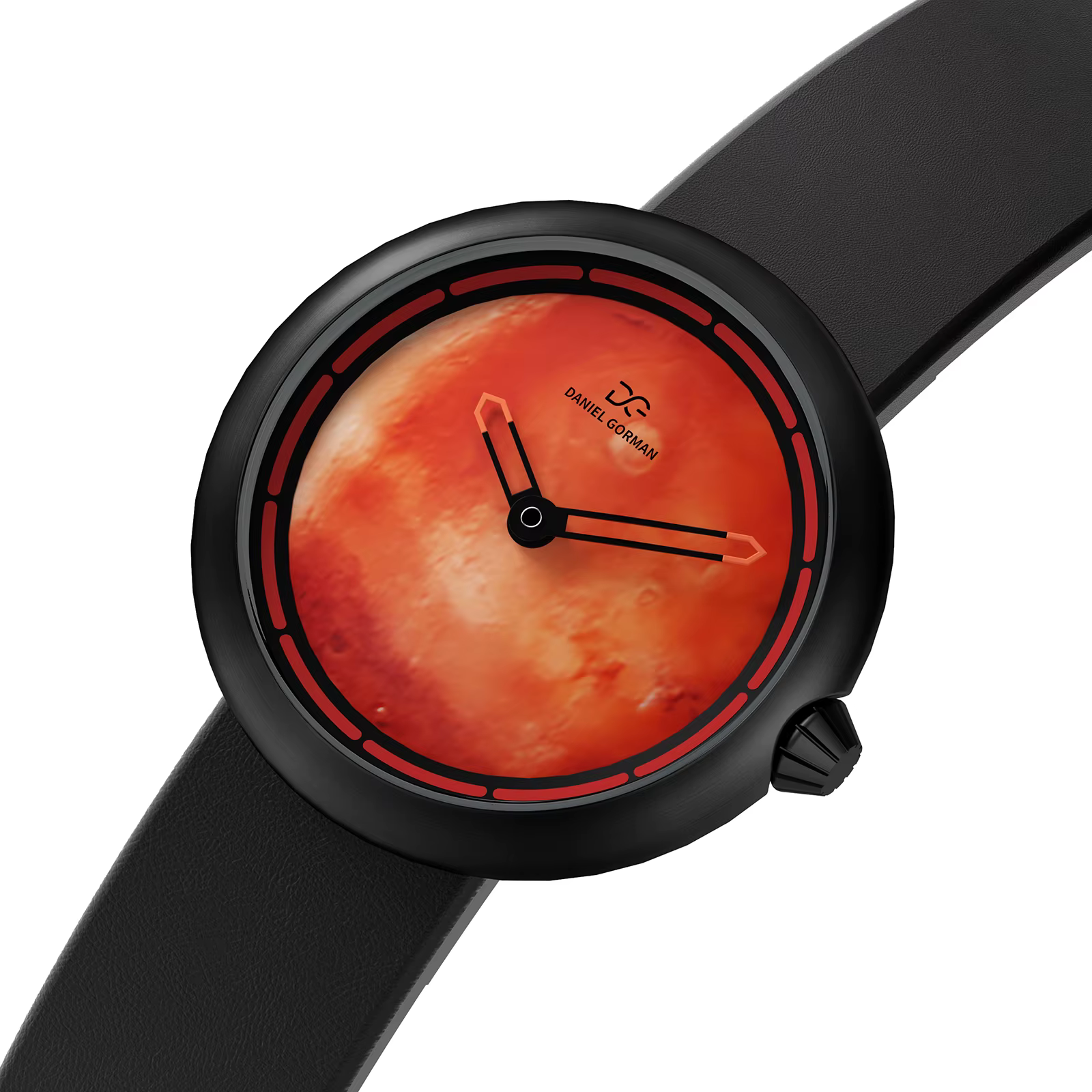 DANIEL GORMAN montres pour hommes créatif terre mode montre-bracelet à Quartz en cuir montre de Sport