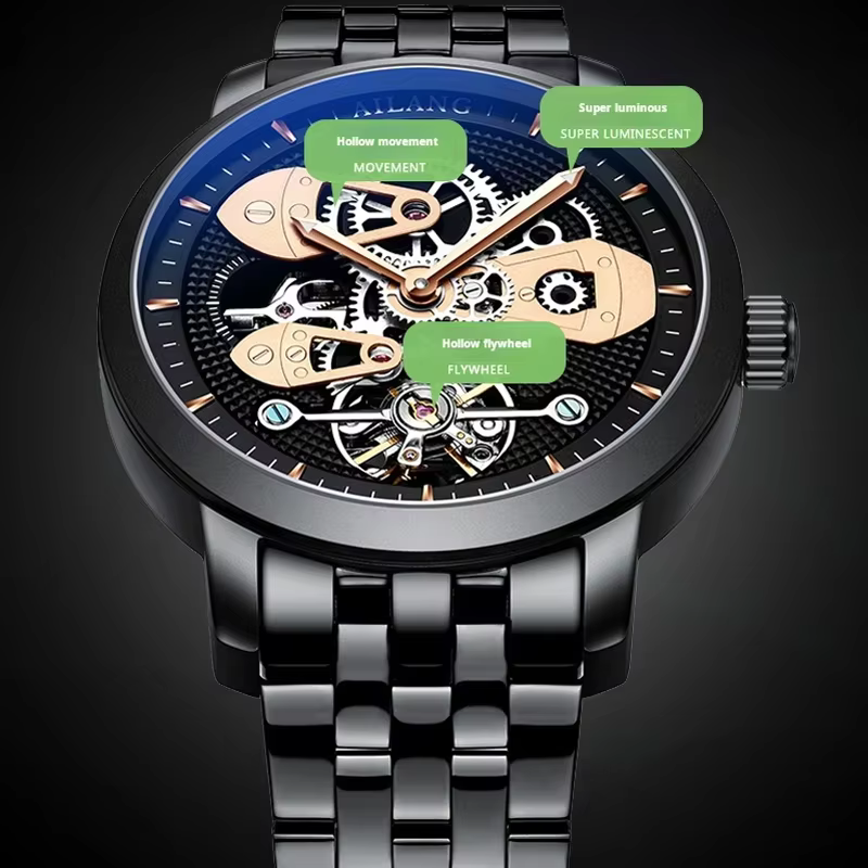Montre mécanique automatique de luxe 2026 Festival Ai LANG avec tourbillon