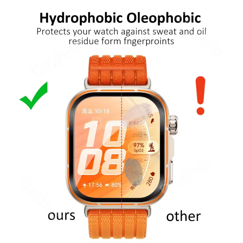 Film de protection à couverture complète pour HUAWEI Watch Fit 5 Fit 5 4 Pro 3