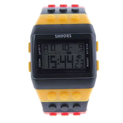 Mode arc-en-ciel montre femmes Led montres numériques SHHORS multifonction électronique