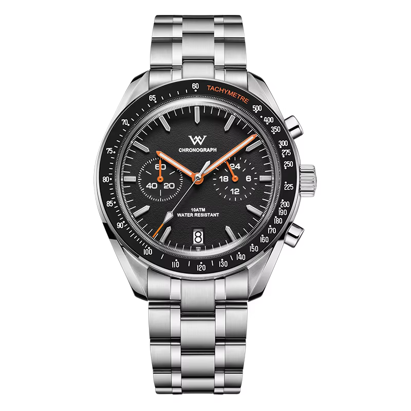 WM montre hommes chronographe