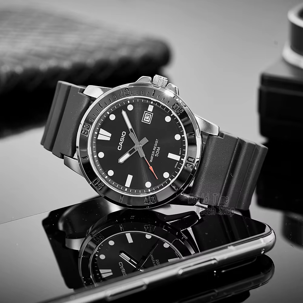 Mol montre pour hommes affaires mode bracelet en résine atmosphérique étanche série MTP-VD01