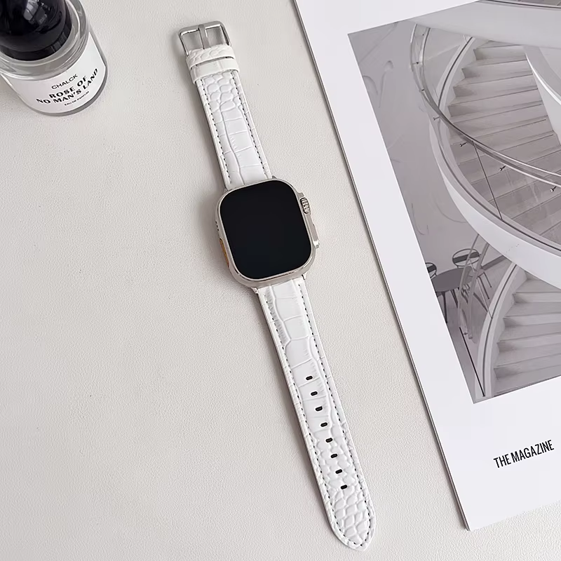 Bracelet de montre en cuir pour Apple Watch