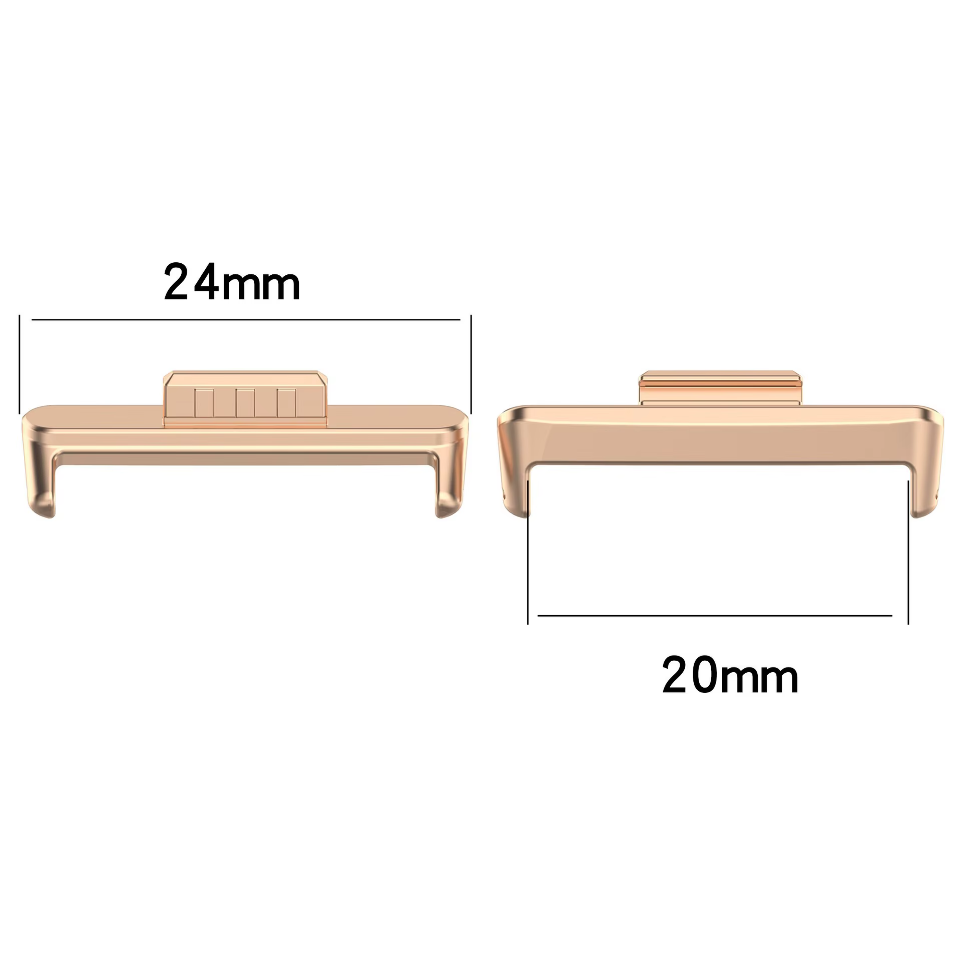 Connecteur en acier inoxydable pour montre Huawei Fit 4