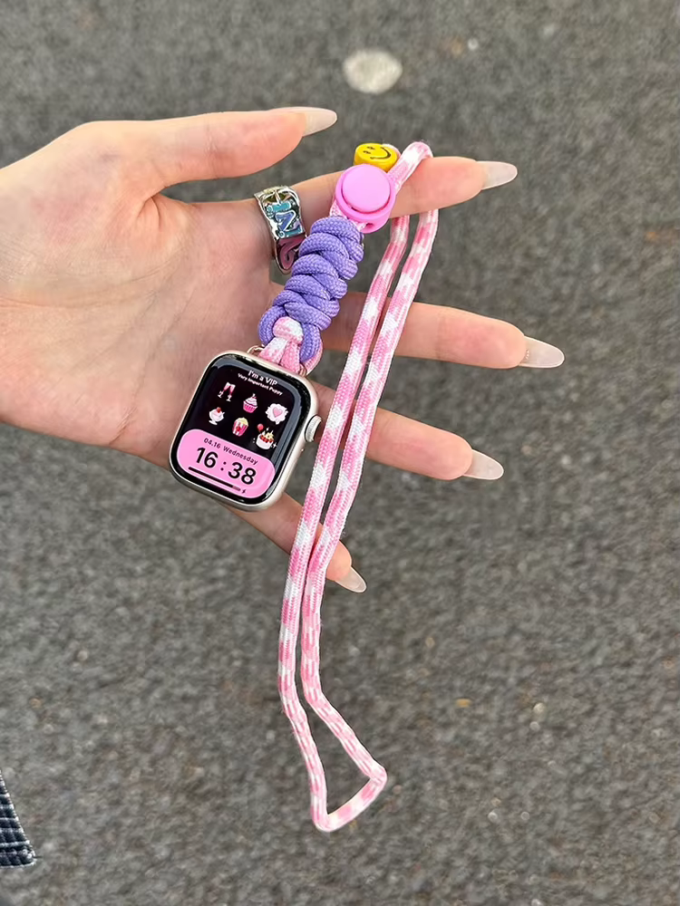 Bracelet de lanière en Nylon pour Apple Watch Ultra 10 9 8 7 6 5 Se 4