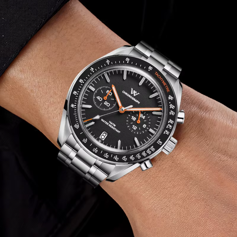 WM Watch – montre à Quartz chronographe pour hommes