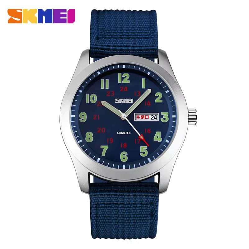 SKMEI 9112 montres pointeur lumineux étanche homme montre-bracelet Date calendrier horloge Reloj Hombre luxe hommes Sport Quartz