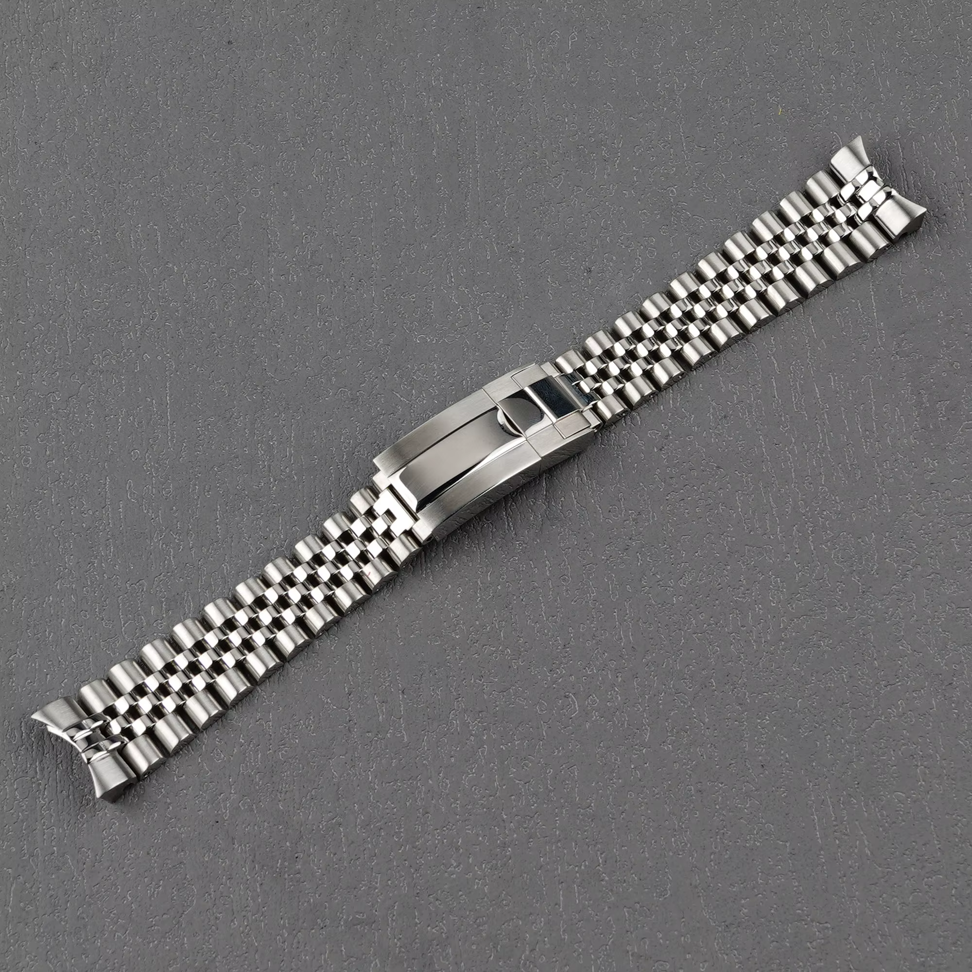 Pour Seiko 5 Sports SRPK29 31 33 35-20mm bracelet de montre en acier inoxydable à maillons solides de Style jubilé avec fermoir pliant huître par Rolamy
