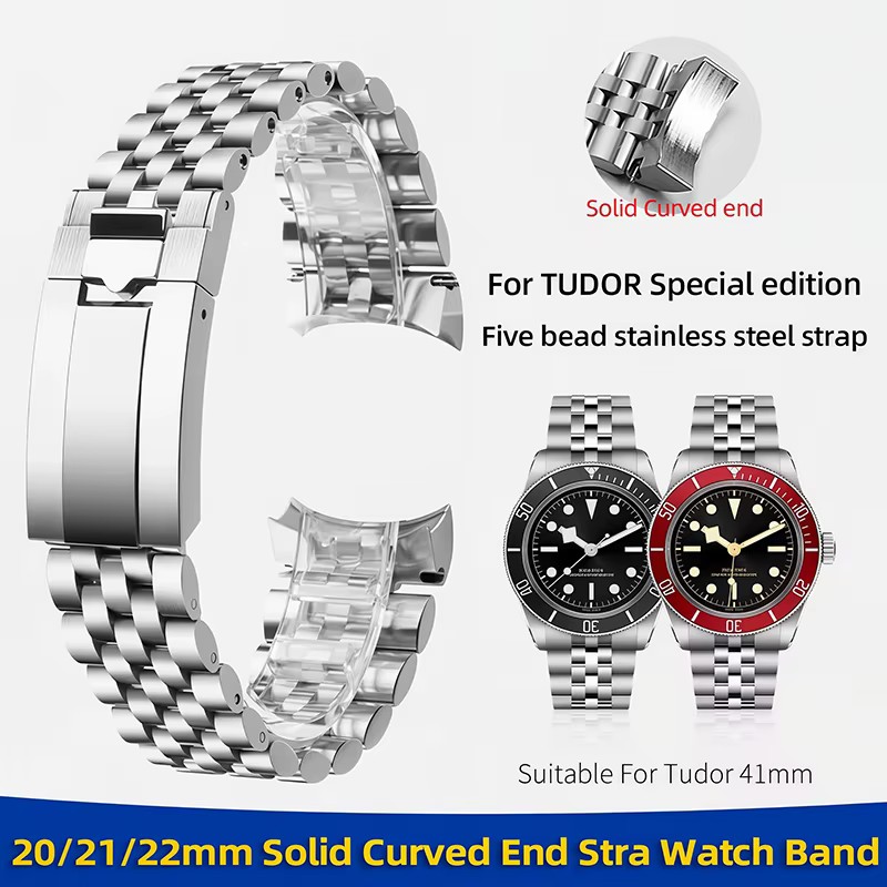 Bracelet de montre Jubilee en acier inoxydable