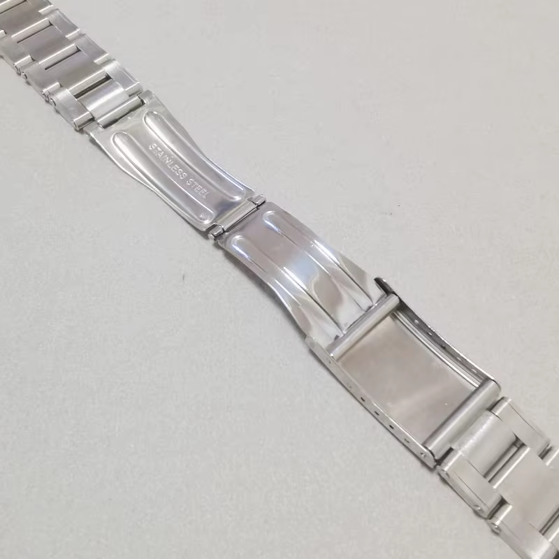 Bracelet de montre à rivets huîtres en acier inoxydable 316L
