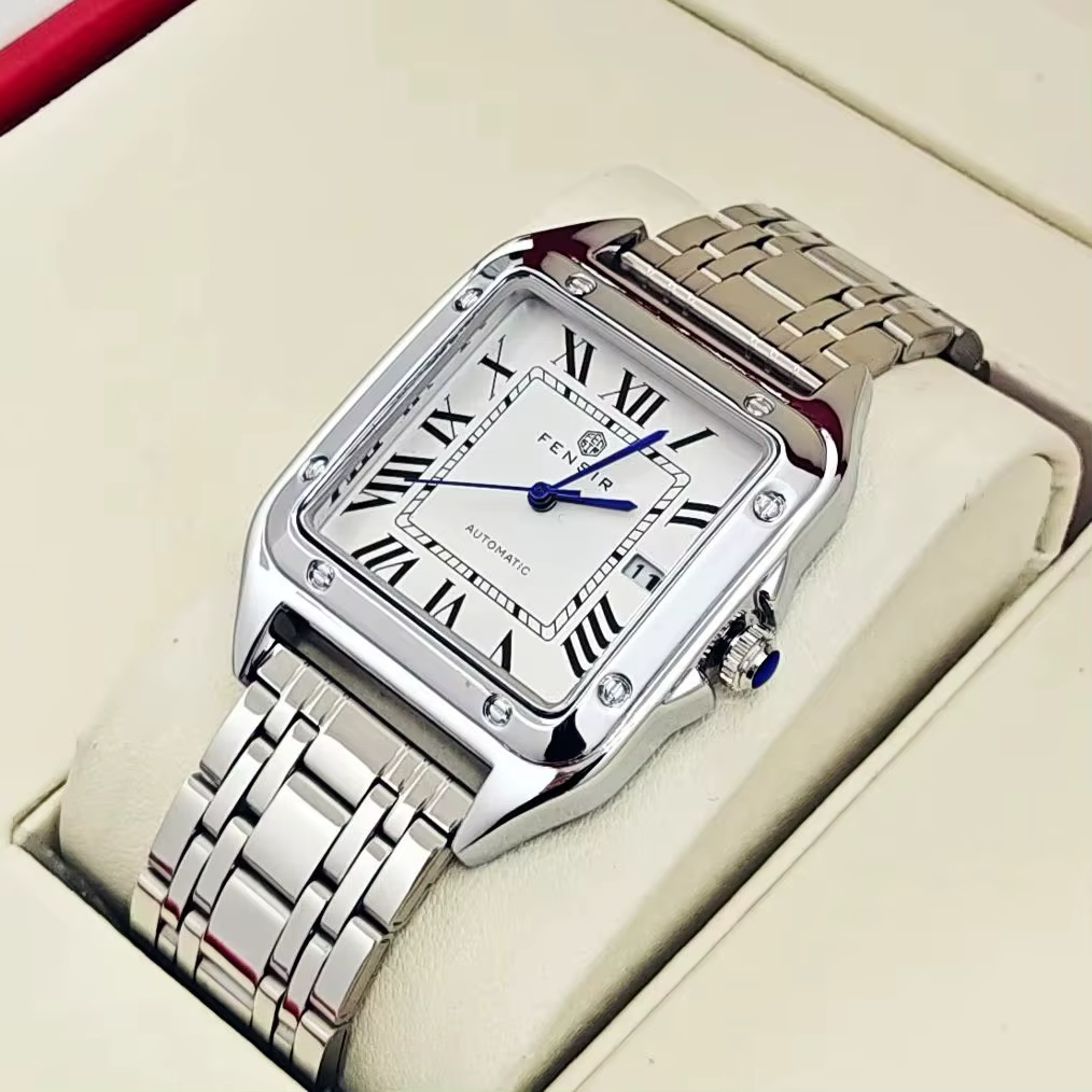 Montre carrée de luxe pour homme