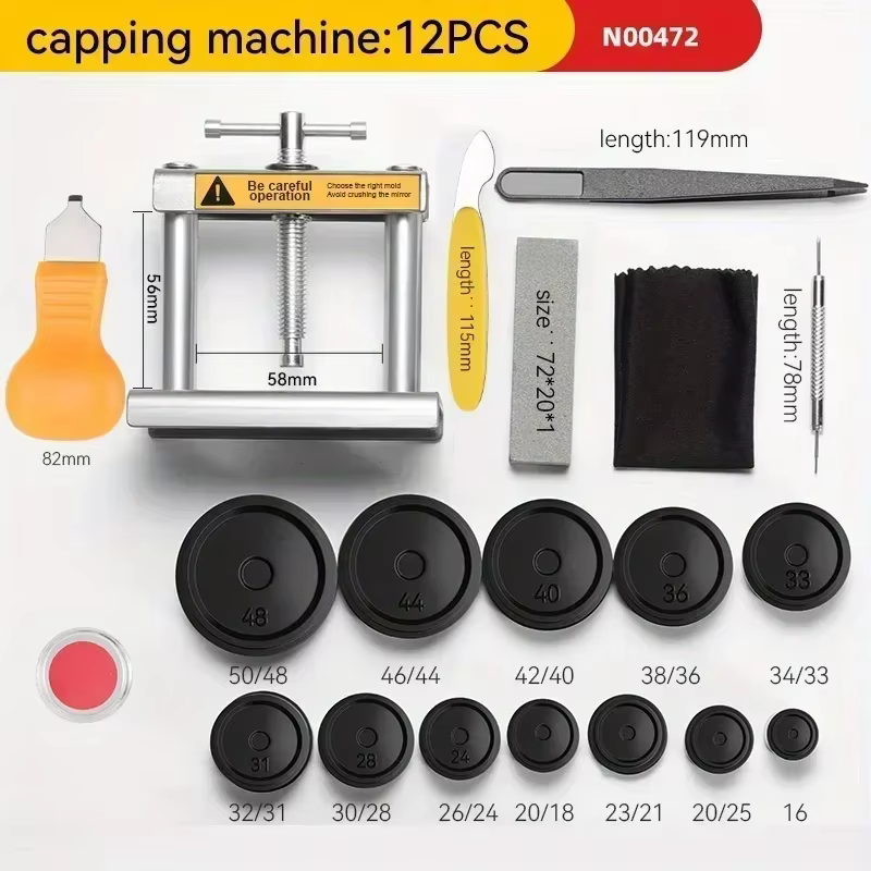 Ensemble de Machine de capsulage en métal pour montre