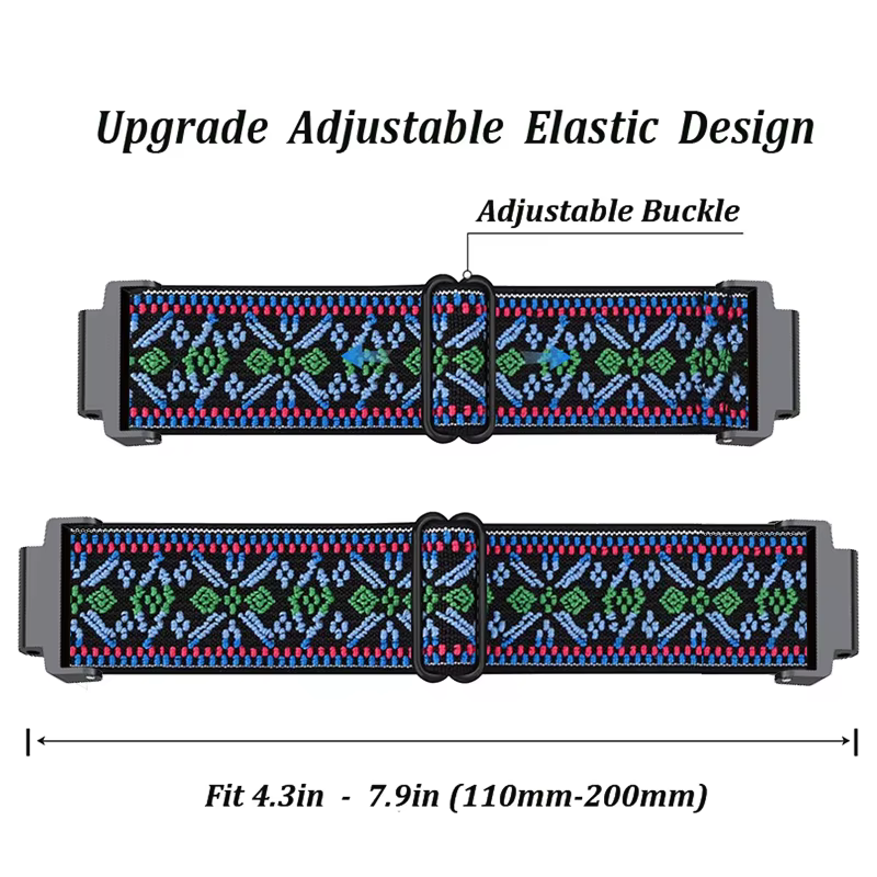 Bracelet en Nylon Trail Loop pour Garmin Forerunner 735XT 735 230 235 620 630