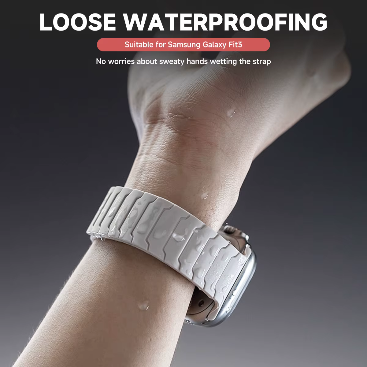 Bracelet magnétique 2026 pour Samsung Galaxy Fit 3