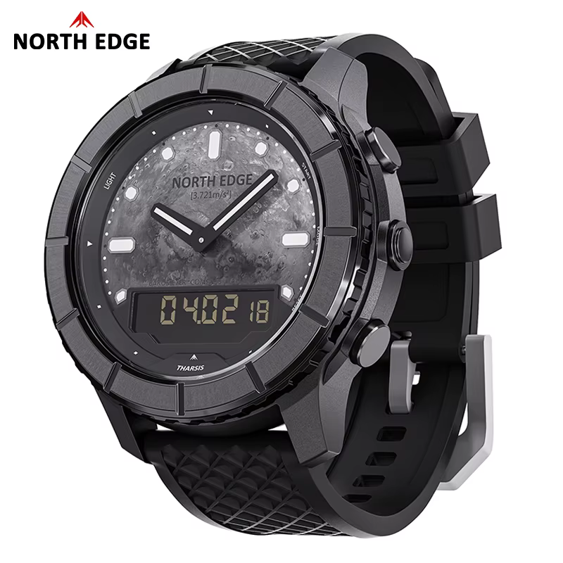 NORTH EDGE 2026 THARSIS Montre pour homme en fibre de carbone