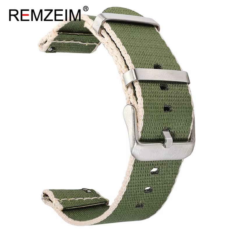Bracelet en nylon lisse de qualité supérieure pour hommes et femmes