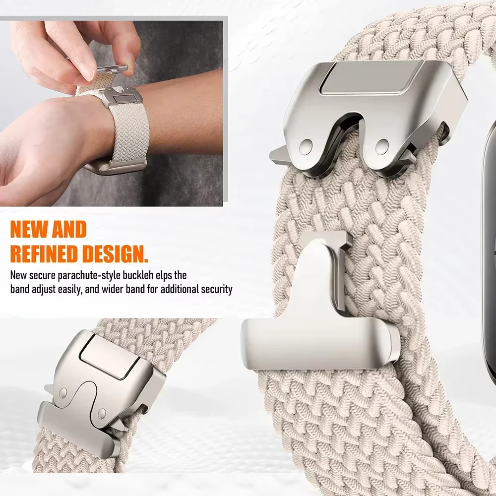 Bracelet tressé en Parachute pour Apple Watch Ultra 3/2