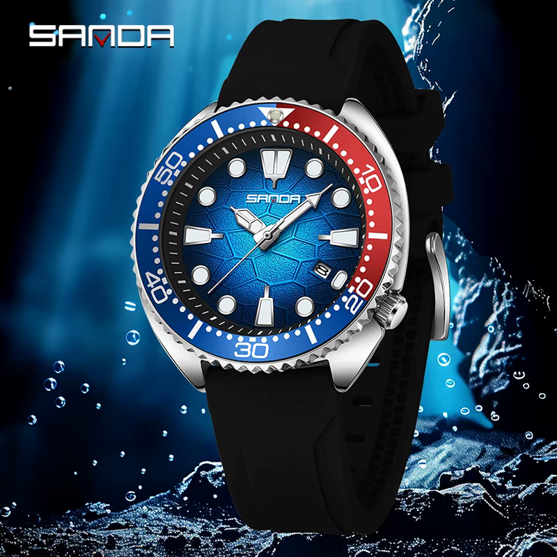 SANDA – montre à Quartz de luxe pour hommes