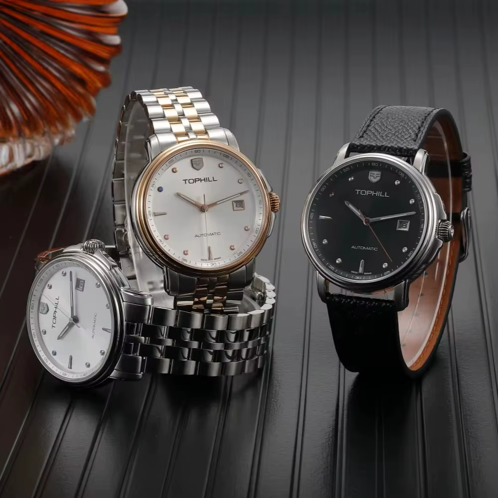 TOPHILL – montre à remontage automatique pour hommes