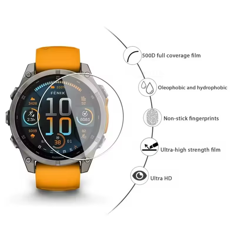 Protecteur d'écran pour montre intelligente Garmin Epix Gen 2/Epix Pro Gen 2