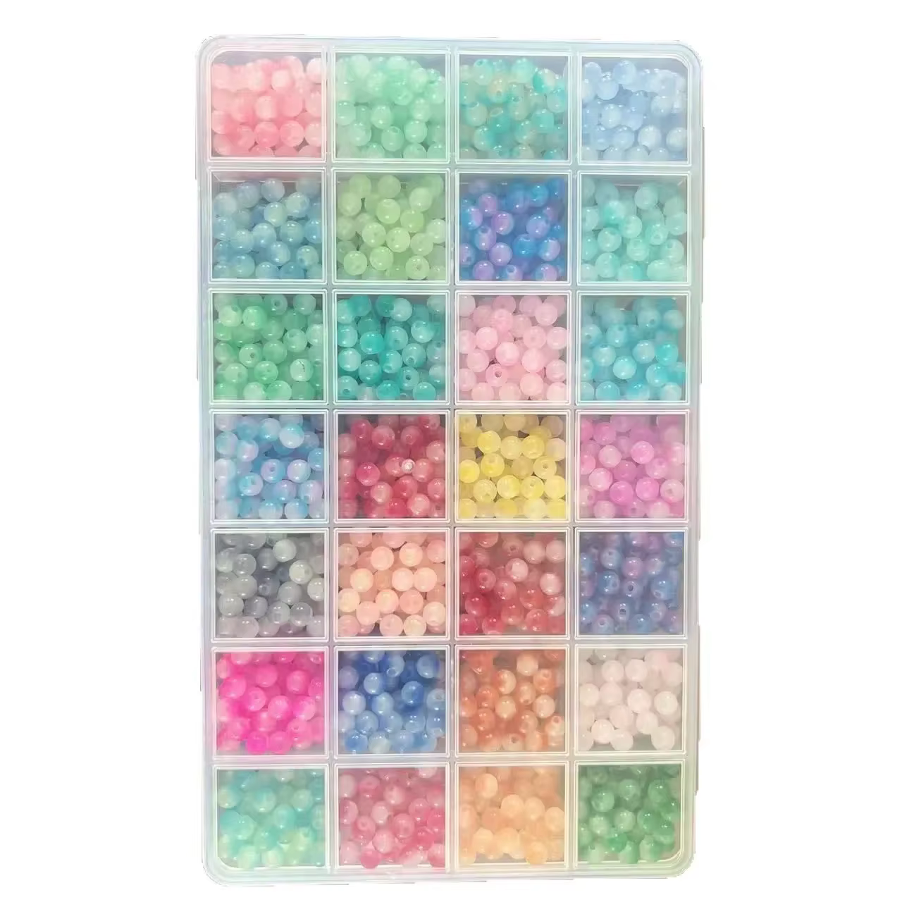 Kit de perles pour bracelet fait main pour enfants, perles en vrac pour collier, fabrication de bijoux en verre et cristal pour garçons et filles, accessoires de bijouterie