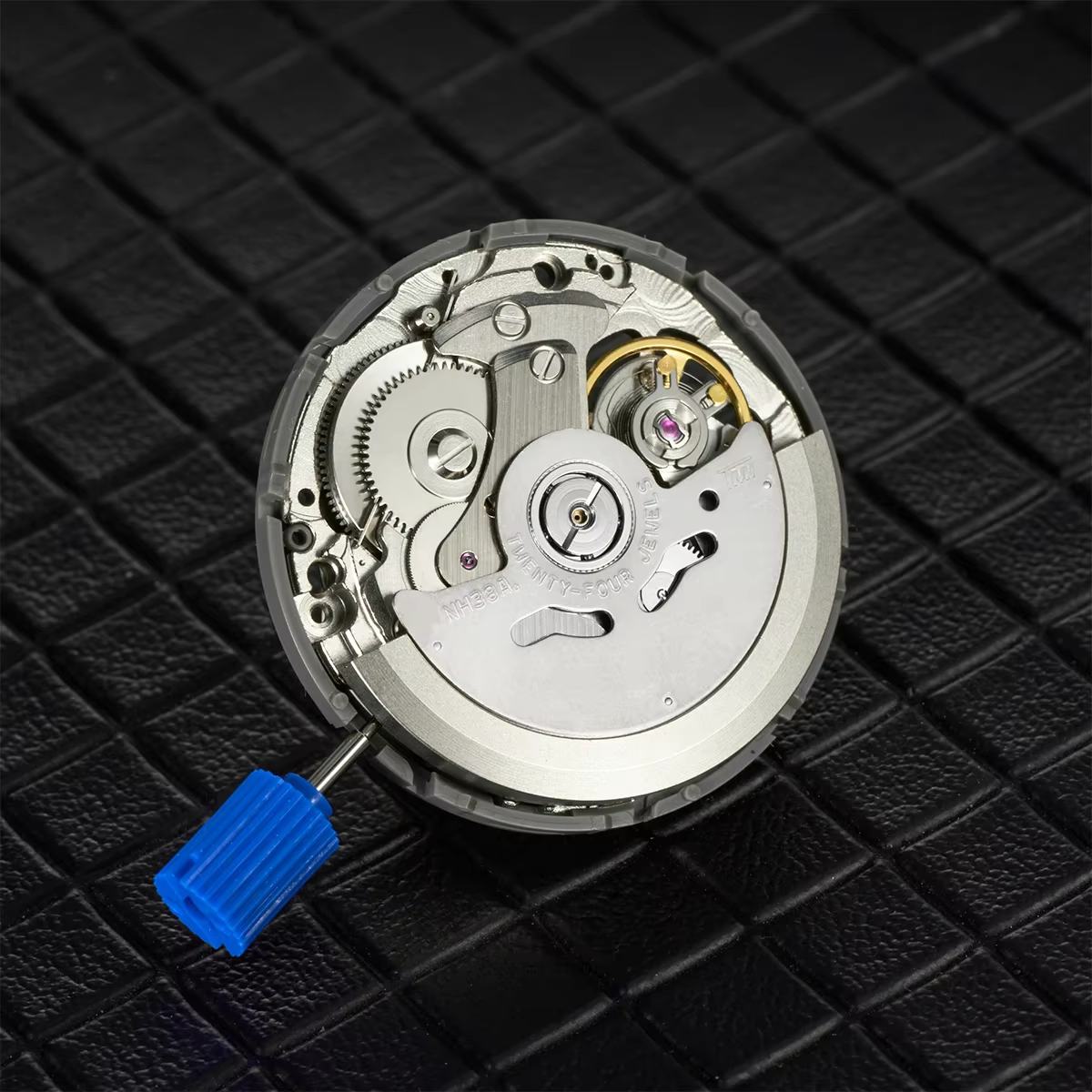 Véritable NH38A mouvement mécanique Mod mécanisme de montre automatique 24 bijoux haute précision NH38 pièces de réparation supérieures accessoires