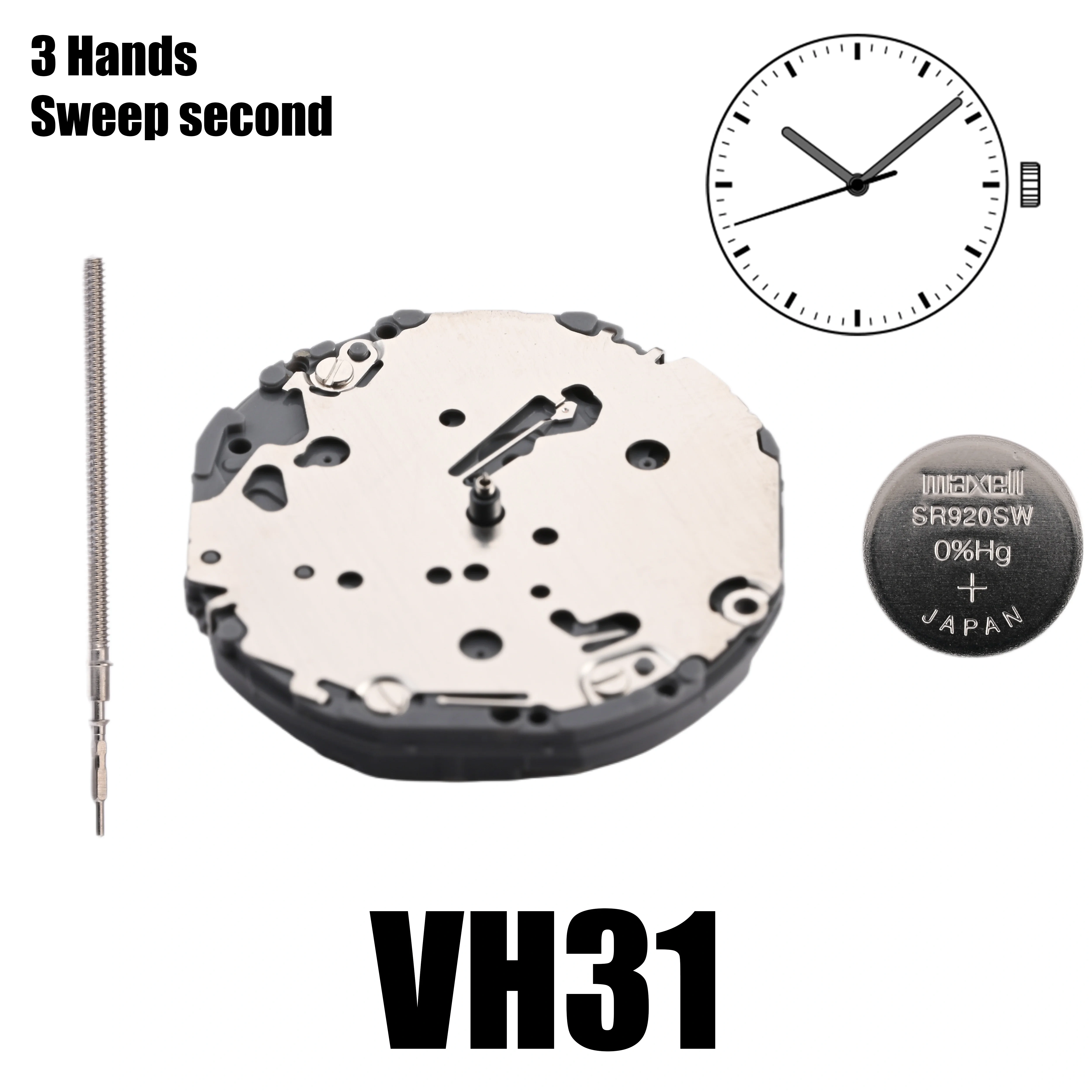Mouvement VH31 Mouvement TMI vh31B