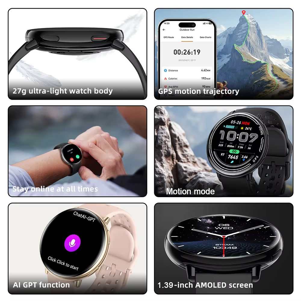 Pour Amazfit Active 2 GPS smartwatch pour hommes et femmes
