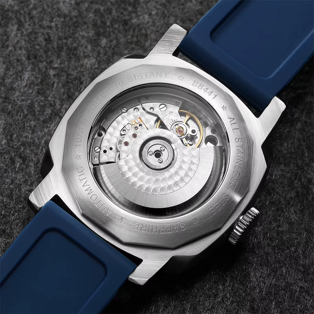 SEAKOSS GMT Super lumineux plongée automatique montre mécanique hommes 10ATM 1963 mouette st2557 mouvement calendrier saphir montre-bracelet