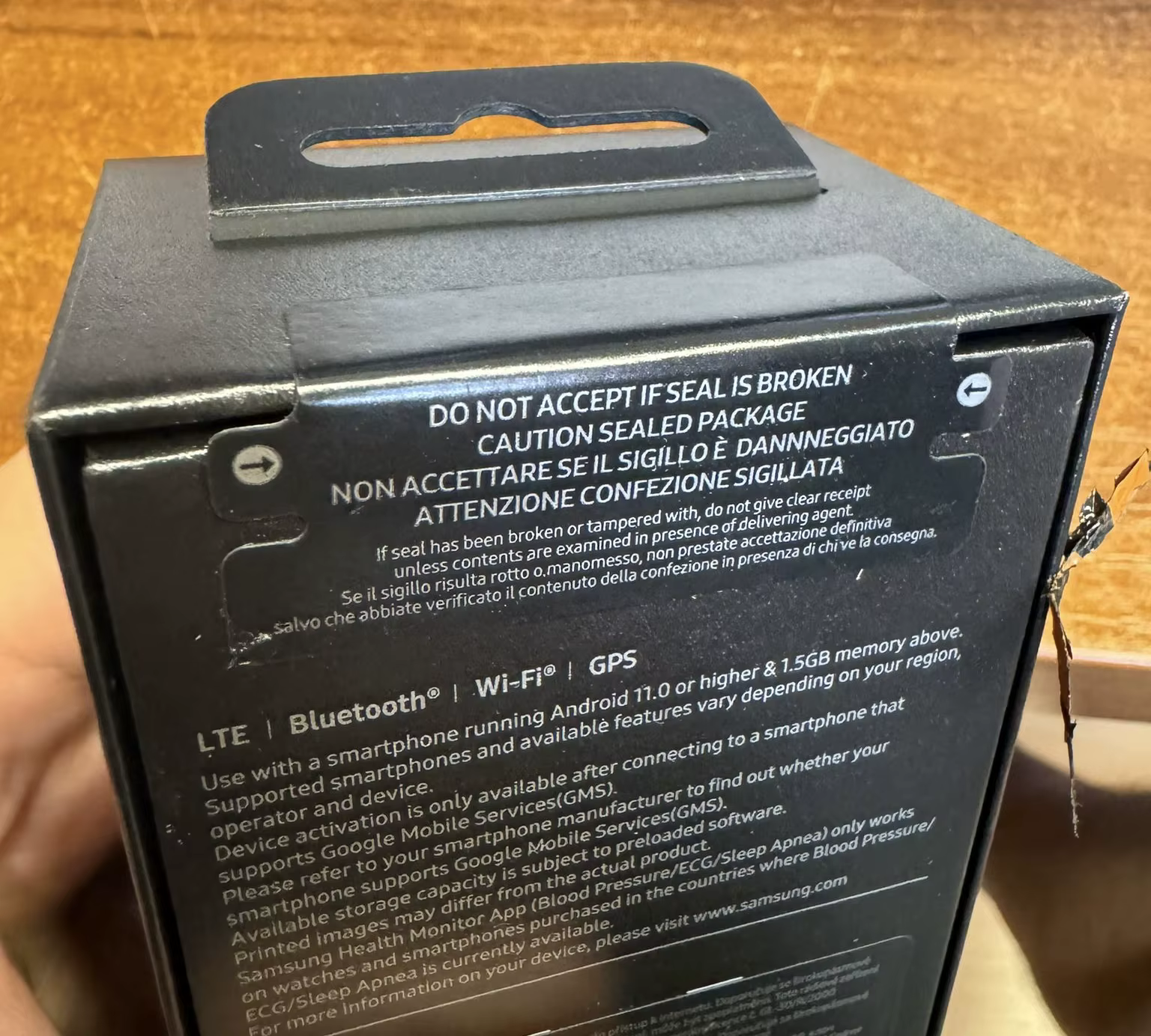 Film d'étanchéité pour Samsung Watch Ultra Box