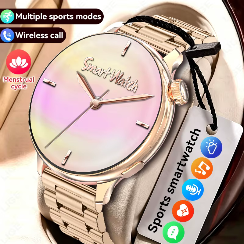 Montre connectée de luxe LIGE pour femmes