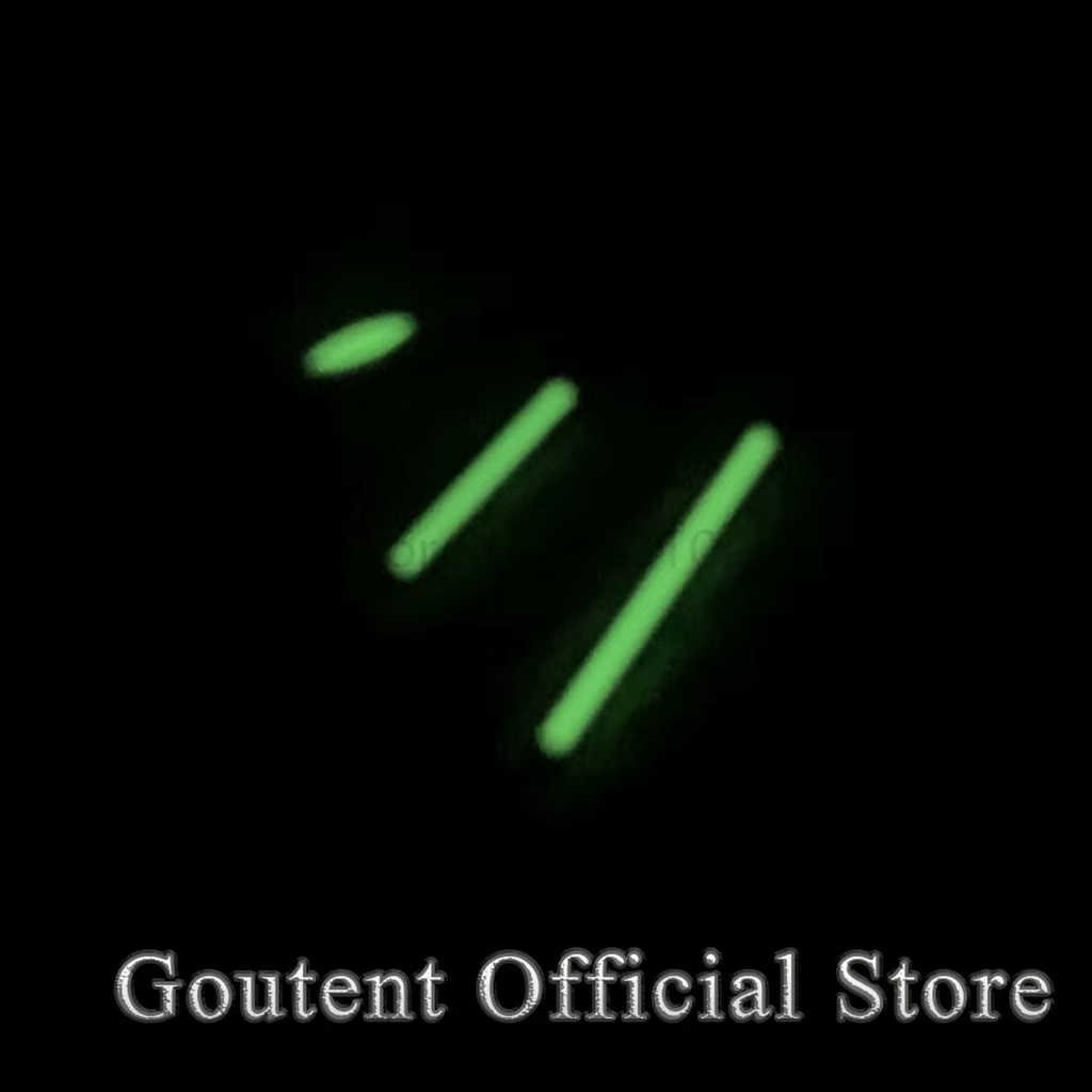 Aiguilles de montre lumineuses vertes Goutent adaptées au mouvement 6497