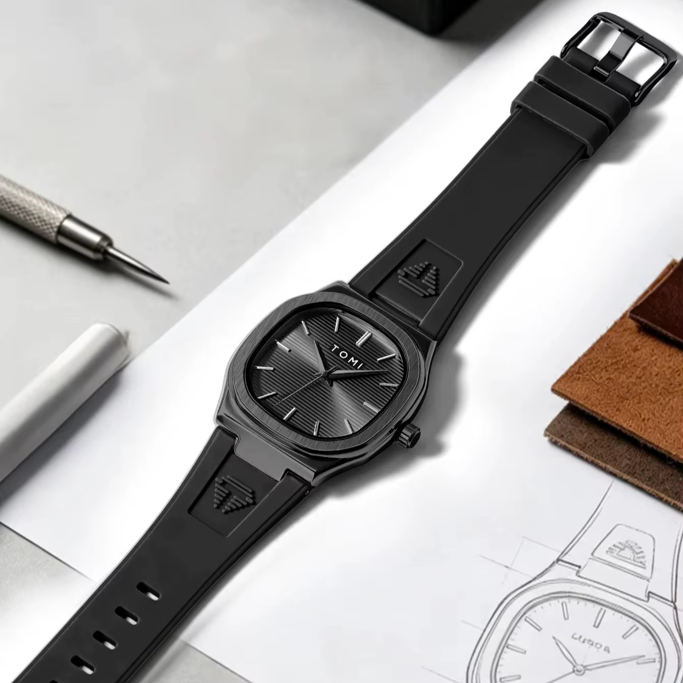 Montre à quartz pour homme TOMI 2026