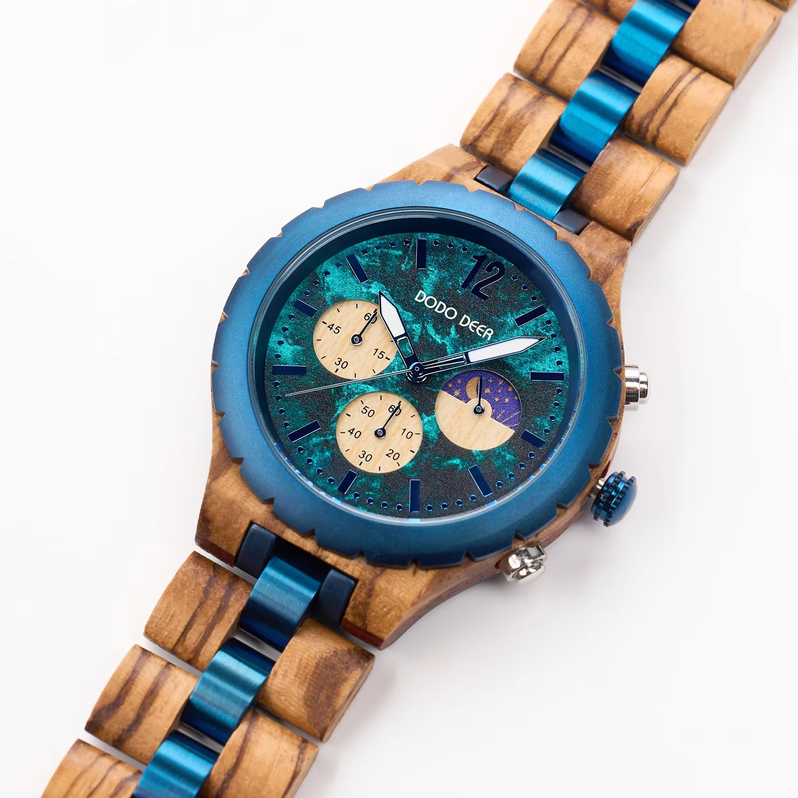 DODO DEER une montre à Quartz en bois pour hommes