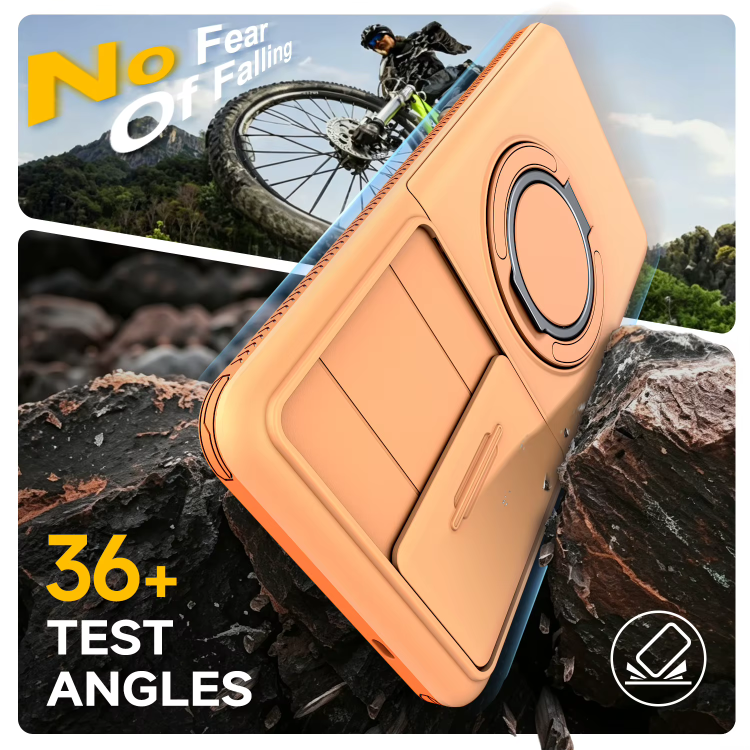 Étui de protection robuste pour Samsung Galaxy S26 S25 S24 S23 S22 Ultra Plus S25FE S24FE avec anneau de protection pour caméra coulissante et porte-cartes intégré