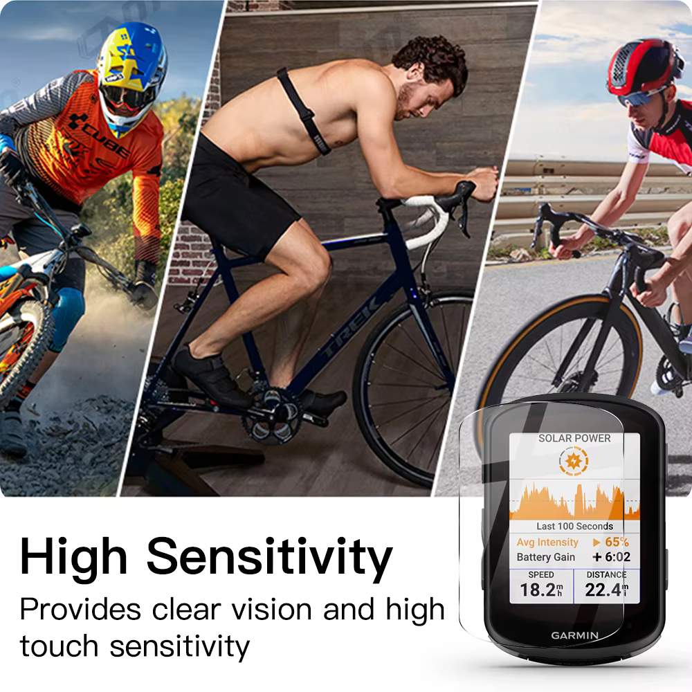 Protecteur d'écran en verre pour Garmin Edge 540/840/530/830