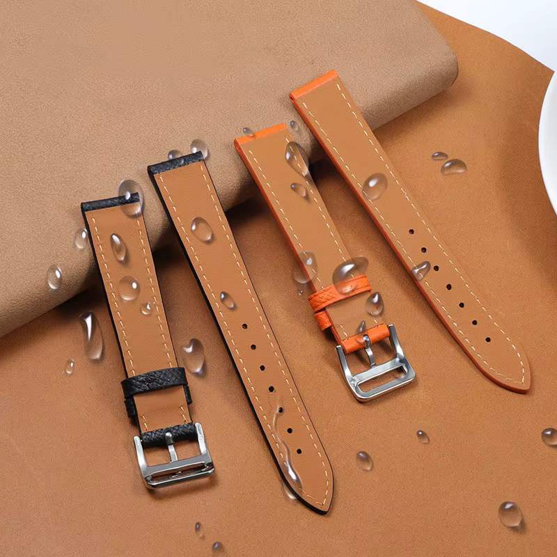 Le Bracelet de montre en cuir véritable convient aux Hermes 14/16/18/20mm