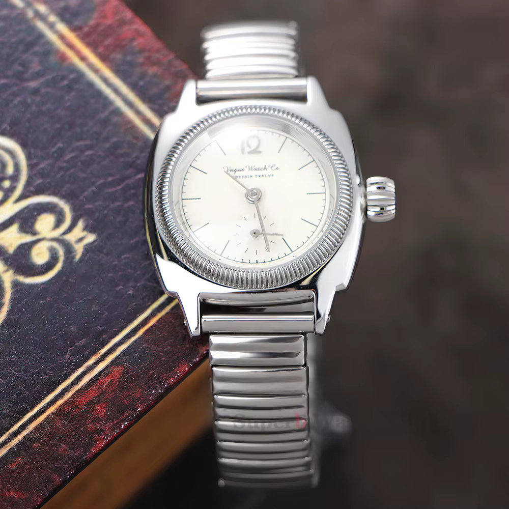 Bracelet de montre élastique extensible en acier inoxydable