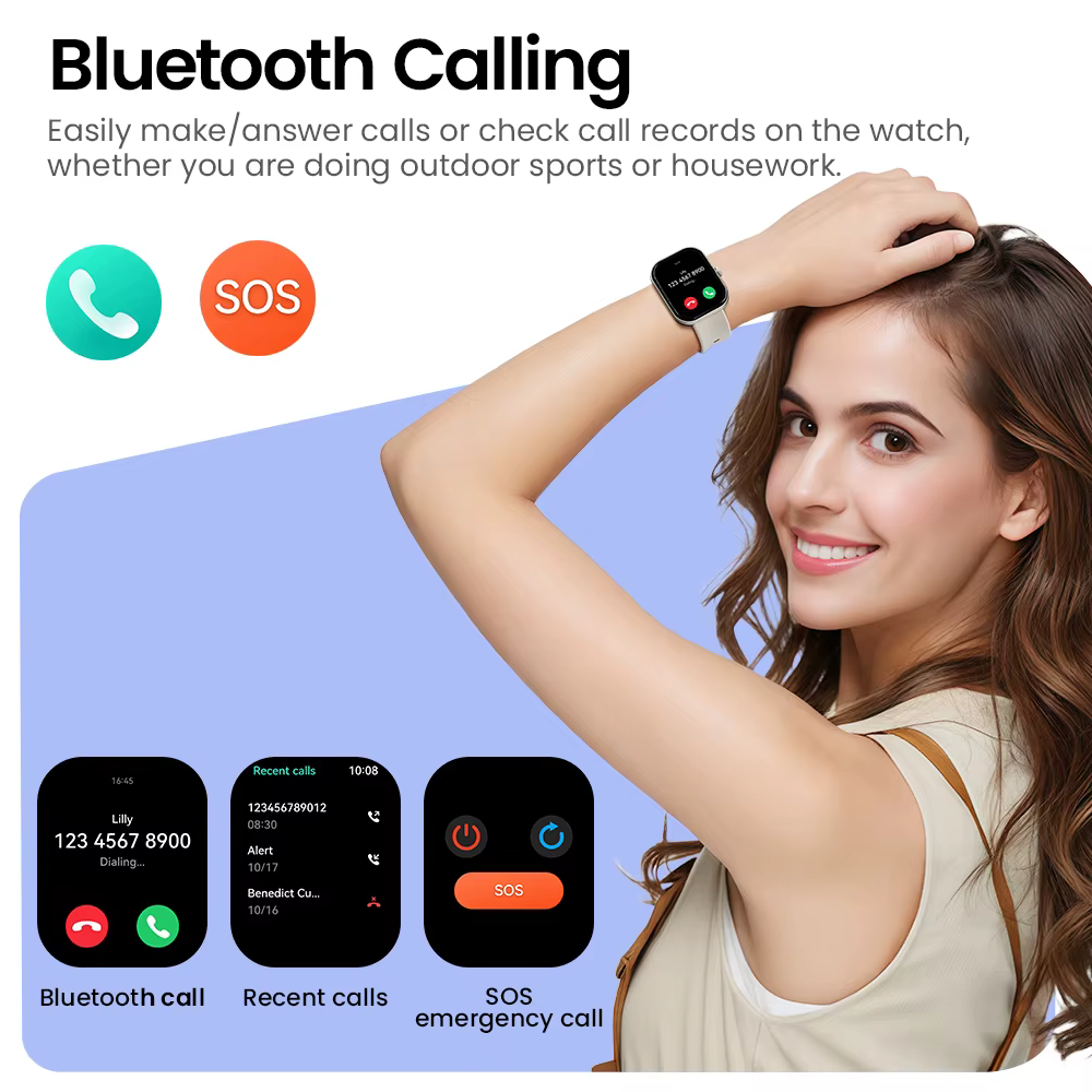 HAYLOU montre S6 Smartwatch 2.01 "Display HD