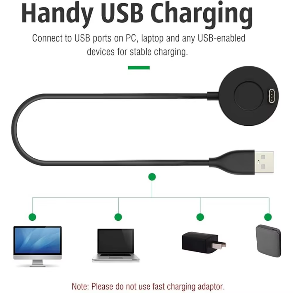 Chargeur USB pour montre connectée Garmin Forerunner 965 955 945 935 745 265 255 245 55 45