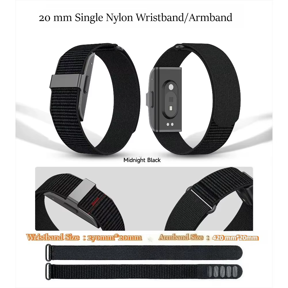 Bracelet de montre en nylon pour Hume Health Band