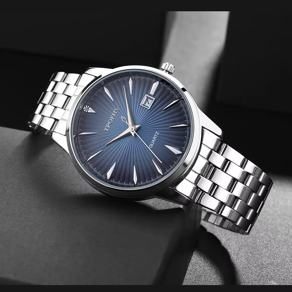 Cocktail hommes montres marque de luxe mode affaires montre à Quartz
